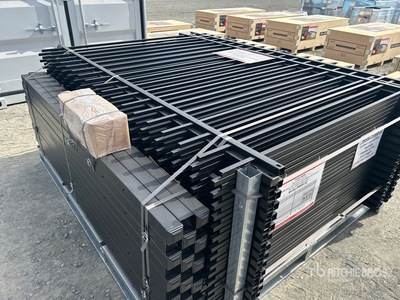 Quantity of (32) 2026 SUNTOP S0608-32 8 ft x 6 ft Powder Coated Wrought Iron Fencing (Unused)