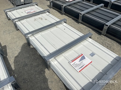 Quantity of (200) 2026 SUNTOP S3048C Corrugated PPGI Steel Panels (Unused)