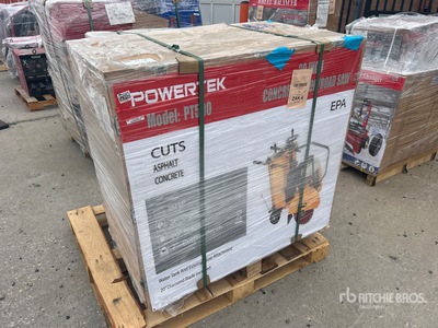 2024 Powertek PT500 Walk-Behind Saw (Unused)