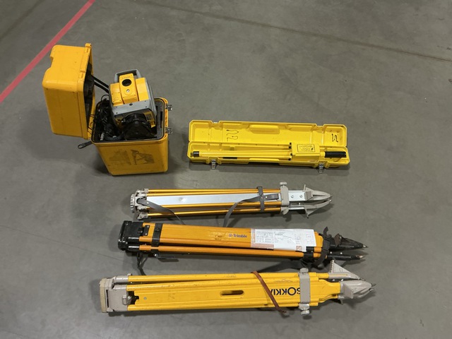 (8) Assorted Tripods, (1) Total Station & (1) Magnetic Locator