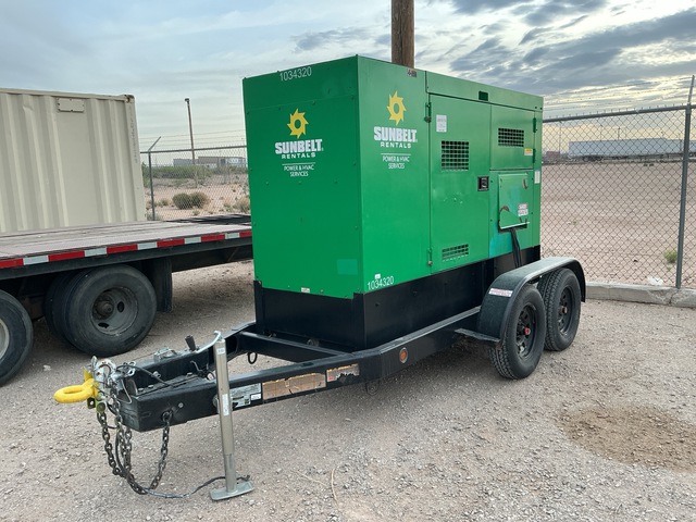 2017 Multiquip DCA70SSIU4FSG Mobile Generator Set