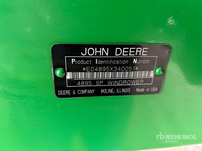 2008 John Deere 4895 30 ft Swather Andanatore