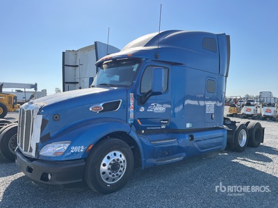 2022 Peterbilt 579 6x4 تراكتور شاحنة كابينة النوم (ثنائية المحور) (Inoperable)