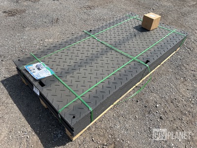 (12) SKLP SK-LJB12 Polyethylene Board Roadbed Protection Pads - Unused