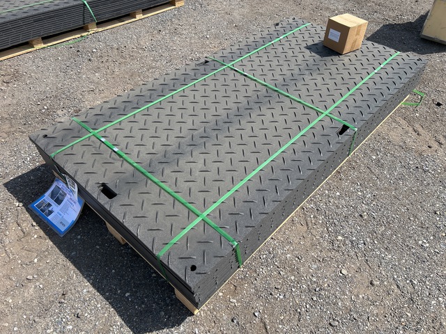 (12) SKLP SK-LJB12 Polyethylene Board Roadbed Protection Pads - Unused