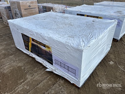 Quantity of (20) 2026 EMC 7 ft x 5 ft Wrought Iron Fencing (Unused)