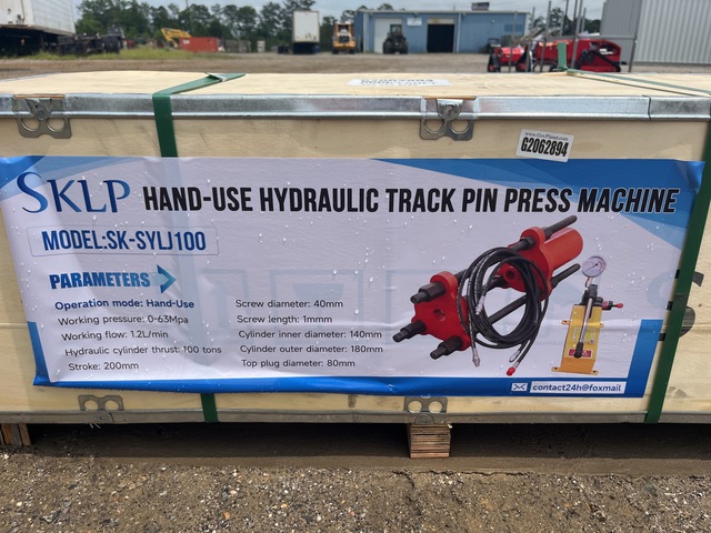 2026 SKLP SK-SYLJ100 Hand-Use Hydraulic Track Pin Press Machine - Unused