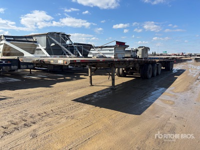 2005 Doepker DSL-30 32 ft Super B-Train Lead Flatbed Trailer