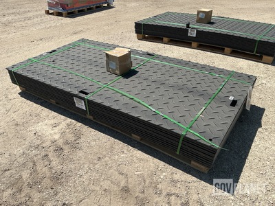 (12) SKLP SK-LJB12 Polyethylene Board Roadbed Protection Pads - Unused