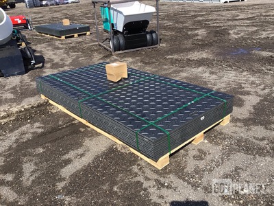 (12) SKLP SK-LJB12 Polyethylene Board Roadbed Protection Pads - Unused