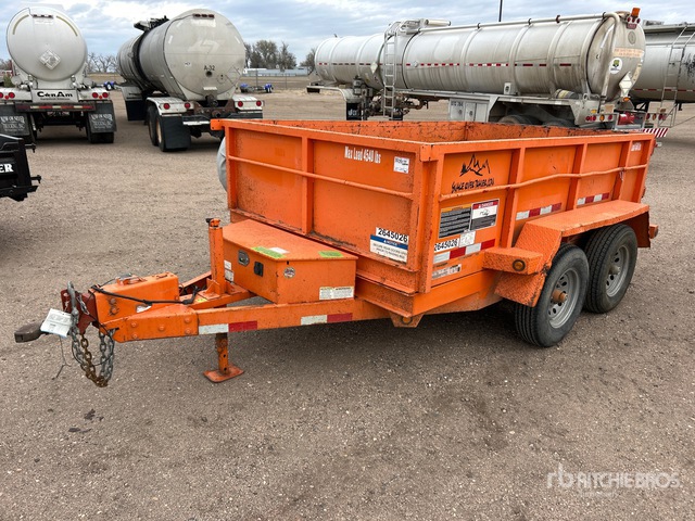 2018 Snake River DMP610 10 ft T/A Dump Utility Trailer