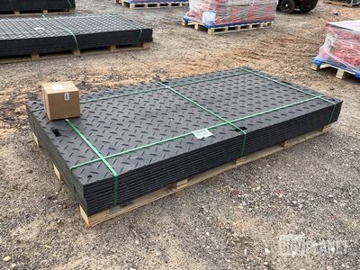 (12) SKLP SK-LJB12 Polyethylene Board Roadbed Protection Pads - Unused