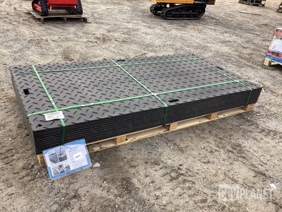 (12) SKLP SK-LJB12 Polyethylene Board Roadbed Protection Pads - Unused