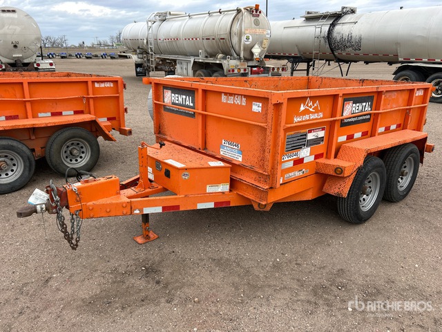 2019 Snake River DMP610 10 ft T/A Dump Utility Trailer