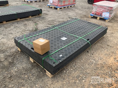 (12) SKLP SK-LJB12 Polyethylene Board Roadbed Protection Pads - Unused