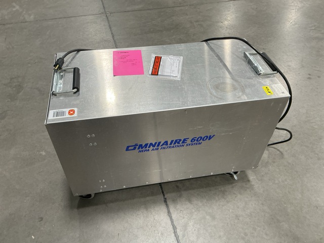 (8) Omniaire OA600V-708 HEPA Air Filtration Systems (8) Omniaire OA600V-708 HEPA Air Filtration Systems