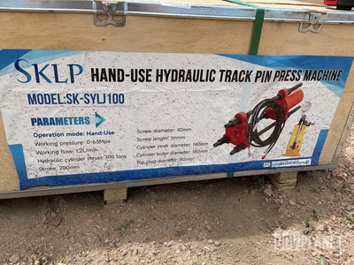 2026 SKLP SK-SYLJ100 Hand-Use Hydraulic Track Pin Press Machine - Unused