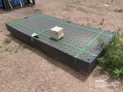 (12) SKLP SK-LJB12 Polyethylene Board Roadbed Protection Pads - Unused