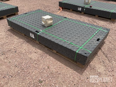 (12) SKLP SK-LJB12 Polyethylene Board Roadbed Protection Pads - Unused