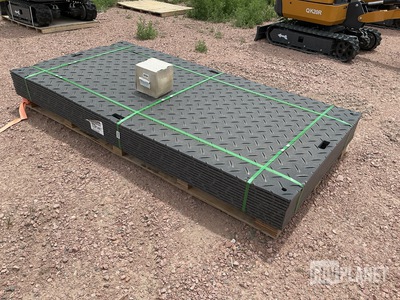 (12) SKLP SK-LJB12 Polyethylene Board Roadbed Protection Pads - Unused