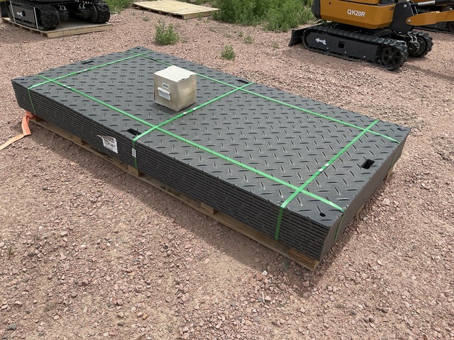 (12) SKLP SK-LJB12 Polyethylene Board Roadbed Protection Pads - Unused