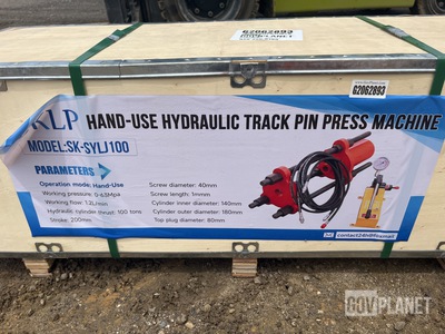 2026 SKLP SK-SYLJ100 Hand-Use Hydraulic Track Pin Press Machine - Unused