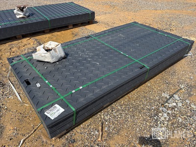 (12) SKLP SK-LJB12 Polyethylene Board Roadbed Protection Pads - Unused