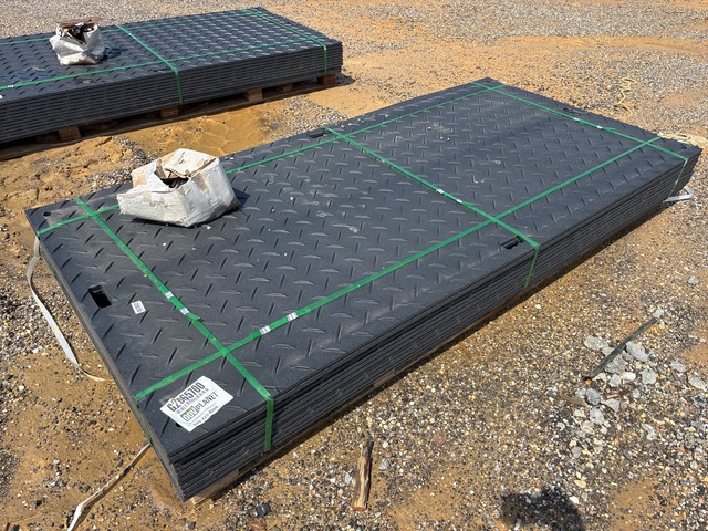 (12) SKLP SK-LJB12 Polyethylene Board Roadbed Protection Pads - Unused