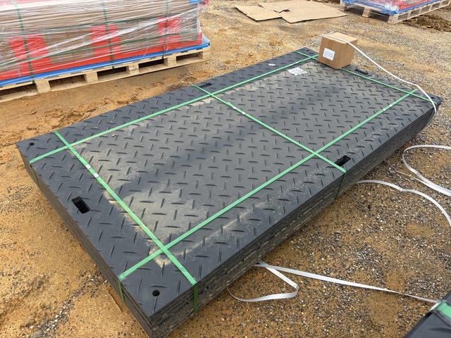 (12) SKLP SK-LJB12 Polyethylene Board Roadbed Protection Pads - Unused
