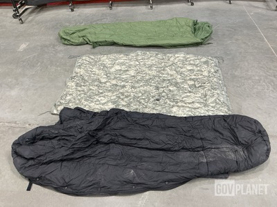 (25) Sleeping Bags, (1) Bivy Cover & (7) Wet Weather Poncho Liners