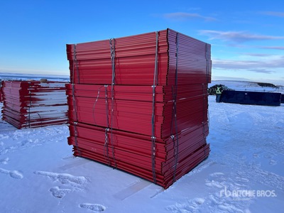 Quantity of (90) Canex Temporary Power Coated 6ft X 8 ft Site Fence (Unused)