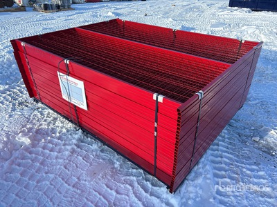 Quantity of (30) Canex Temporary Power Coated 6 ft X 8 ft سياج الموقع (Unused)