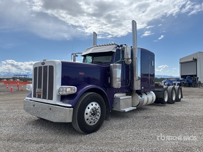 2019 Peterbilt 389 8x4 Tri/A Sleeper Truck Tractor