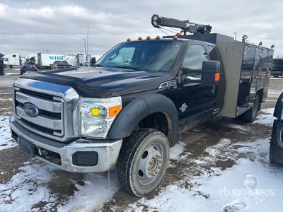 2015 Ford F-550 XLT 4x4 Extended Cab Service Truck (Inoperable)