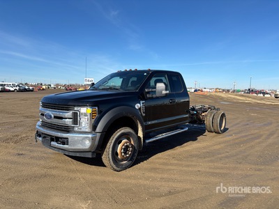 2019 Ford F-550 XLT 4x4 Extended Cab Cab & Chassis