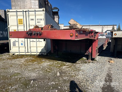 2007 Trail King TK70HT-502 50 ft T/A Anhänger mit Hydraulische Heckrampe