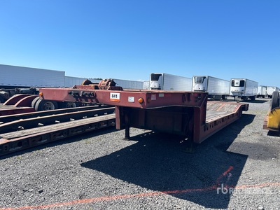 2007 Trail King TK70HT-502 50 ft T/A Remolque con Rampa Abatible Hidráulica