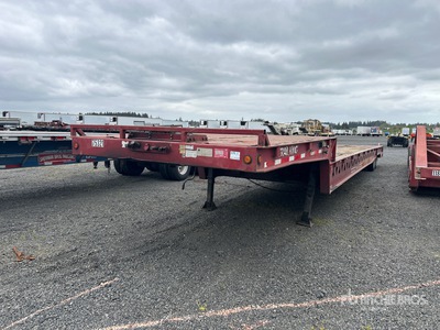 2006 Trail King TK70HST-532 25 ton 53 ft T/A Remorque Pour Équipement Hydraulique