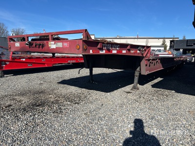 2006 Trail King TK70HST-532 25 ton 53 ft T/A Anhänger mit Hydraulische Heckrampe