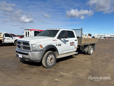 2013 Ram 5500 SLT 4x4 Crew Cab Flatbed Truck