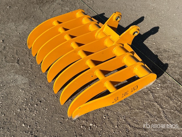 2026 GIYI 45 in Mini excavator rake Excavator Rake - Fits Cat 307 ...
