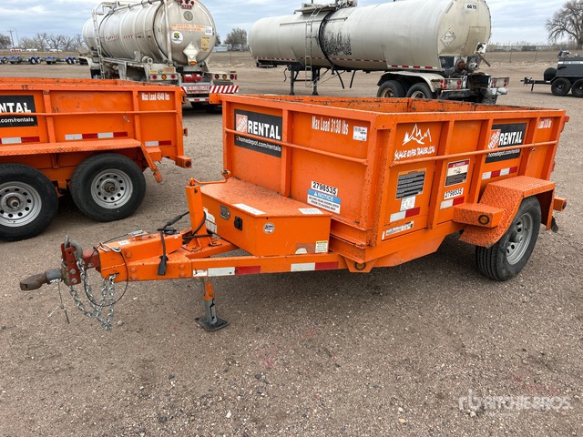 2019 Snake River DMP58 8 ft S/A Dump Utility Trailer