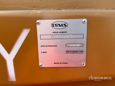 2026 LYALS ALSBB7CY Caja de cimentación & roca (Unused)