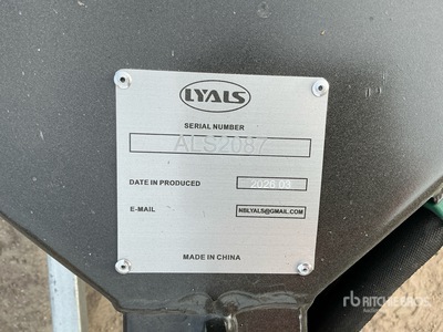2026 LYALS ALSHSBP Skid Steer Boom (Unused)