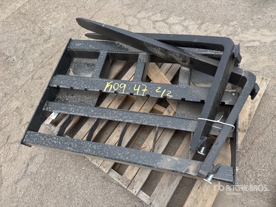 Quantity of (2) 2026 LYALS ALSF48 48 in Skid Steer Forks (Unused)