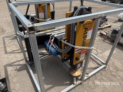2026 LYALS ALS680 48 in Skid Steer Post Driver - Fits ALS 680 (Unused)