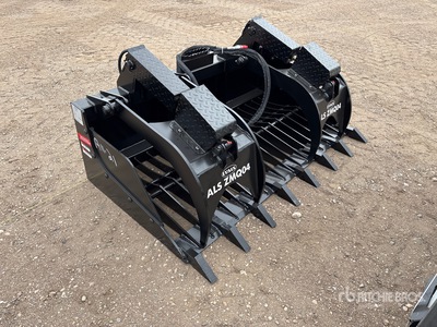2026 LYALS ALSZMQO4 72 in Skid Steer Grapple (Unused)