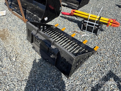 2026 GIYI GY-RB44 44 in 0.16 m3 Skeleton Skid Steer Bucket (Unused)