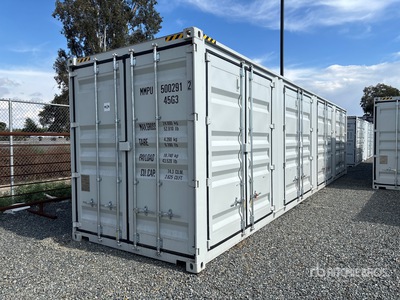 2026 Multi-Door 40 Ft One-Way High Cube Storage Container (Unused)