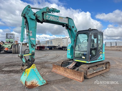2016 Kobelco SK75SR-3 Pelle Hydraulique sur Chenilles